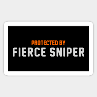 Protected By Fierce Sniper Sticker